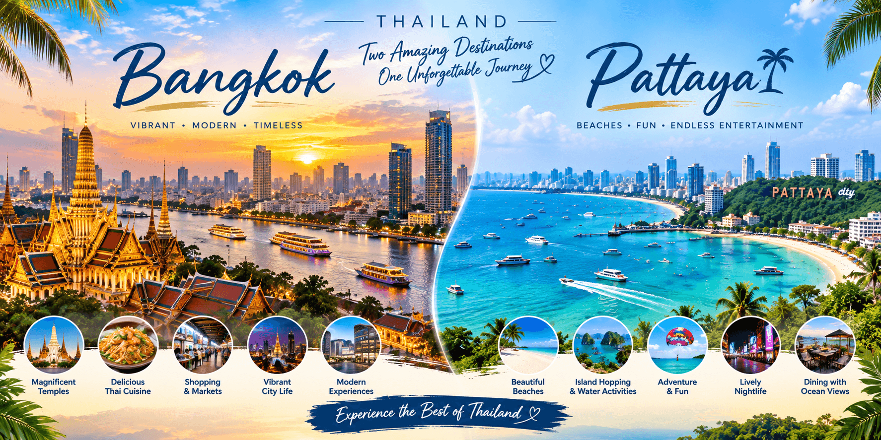 Bangkok and Pataya, Thailand